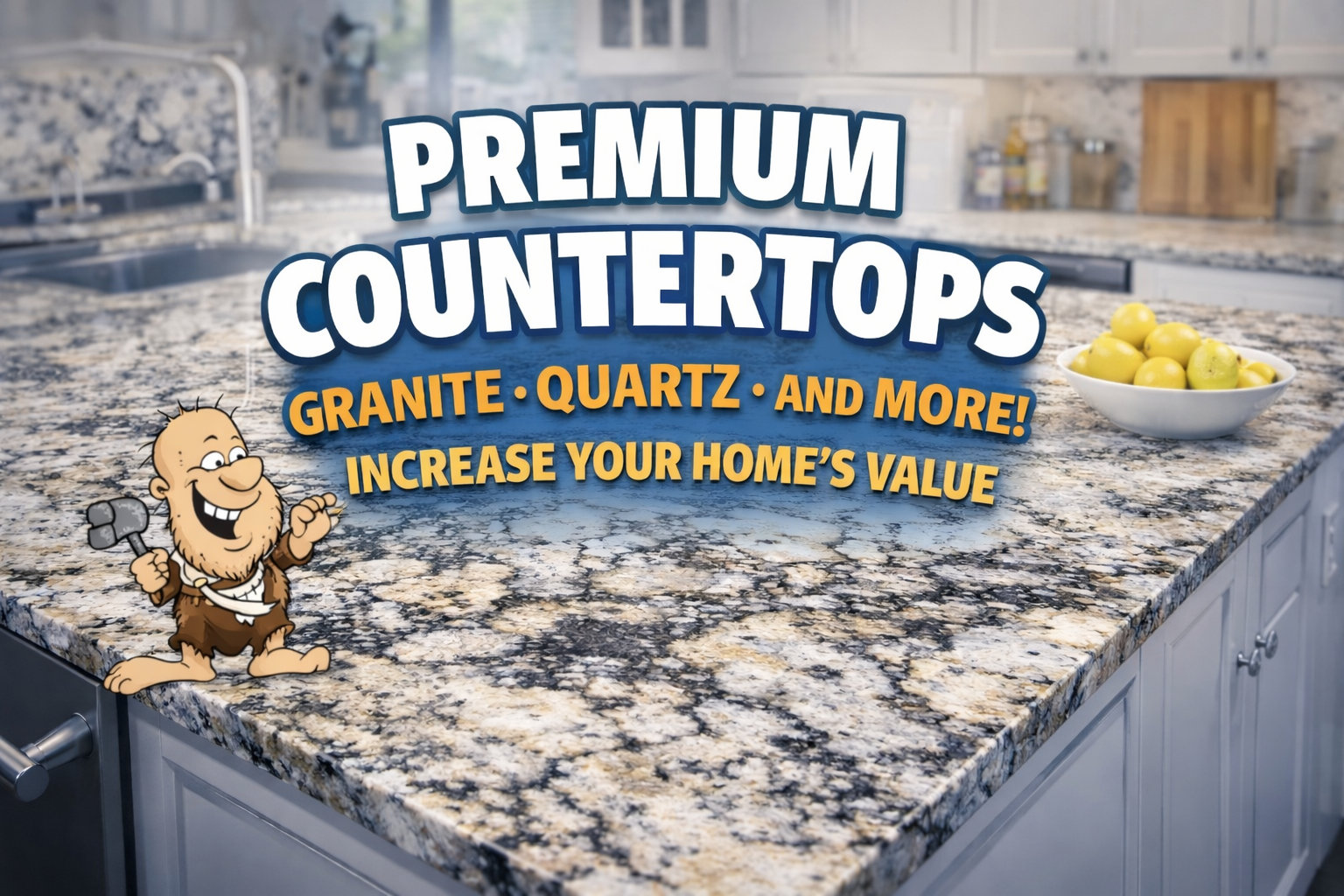 Granite Works showroom and natural stone countertops